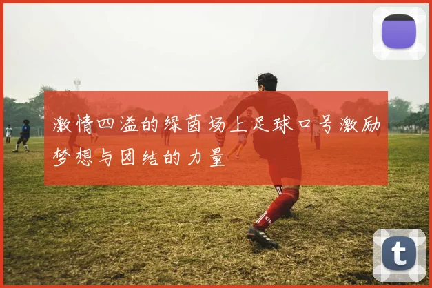 激情四溢的绿茵场上足球口号激励梦想与团结的力量